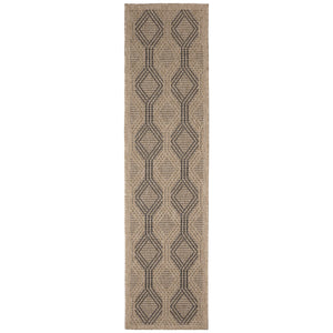 Trans Ocean Liora Manne Sahara Links Indoor/Outdoor Area Rug – Stylish Geometric Design For Versatile Spaces Natural Polypropylene,Polyester Sahr8718612