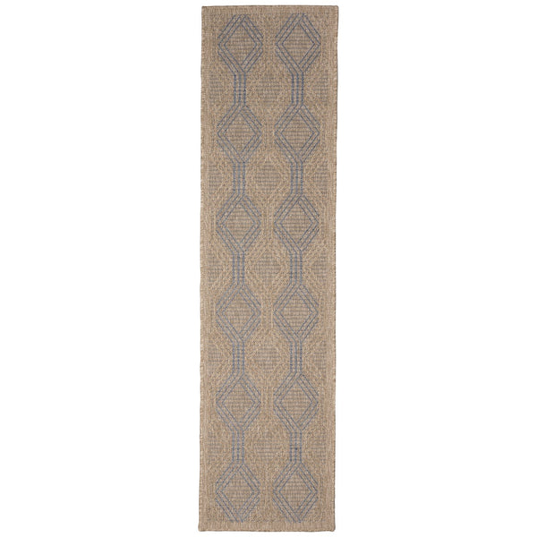 Trans Ocean Liora Manne Sahara Links Indoor/Outdoor Area Rug – Stylish Geometric Design For Versatile Spaces Navy Polypropylene,Polyester Sahr8718633