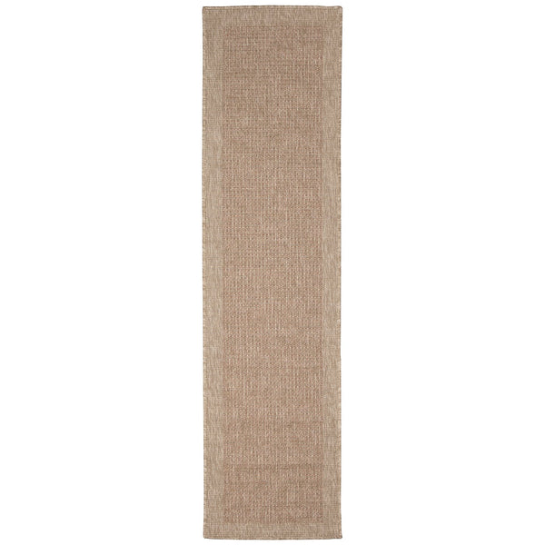 Trans Ocean Liora Manne Sahara Texture Border Indoor/Outdoor Area Rug - Elegant, Versatile Design For Any Space Rust Polypropylene,Polyester Sahr8719014