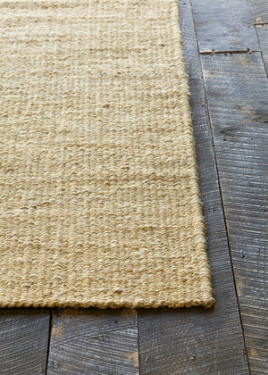 Chandra Rugs Hand-woven Reversible Jute Rug - Eco-friendly, Durable Design For Stylish Home Decor & Versatility Tan Jute Sak3702-2676