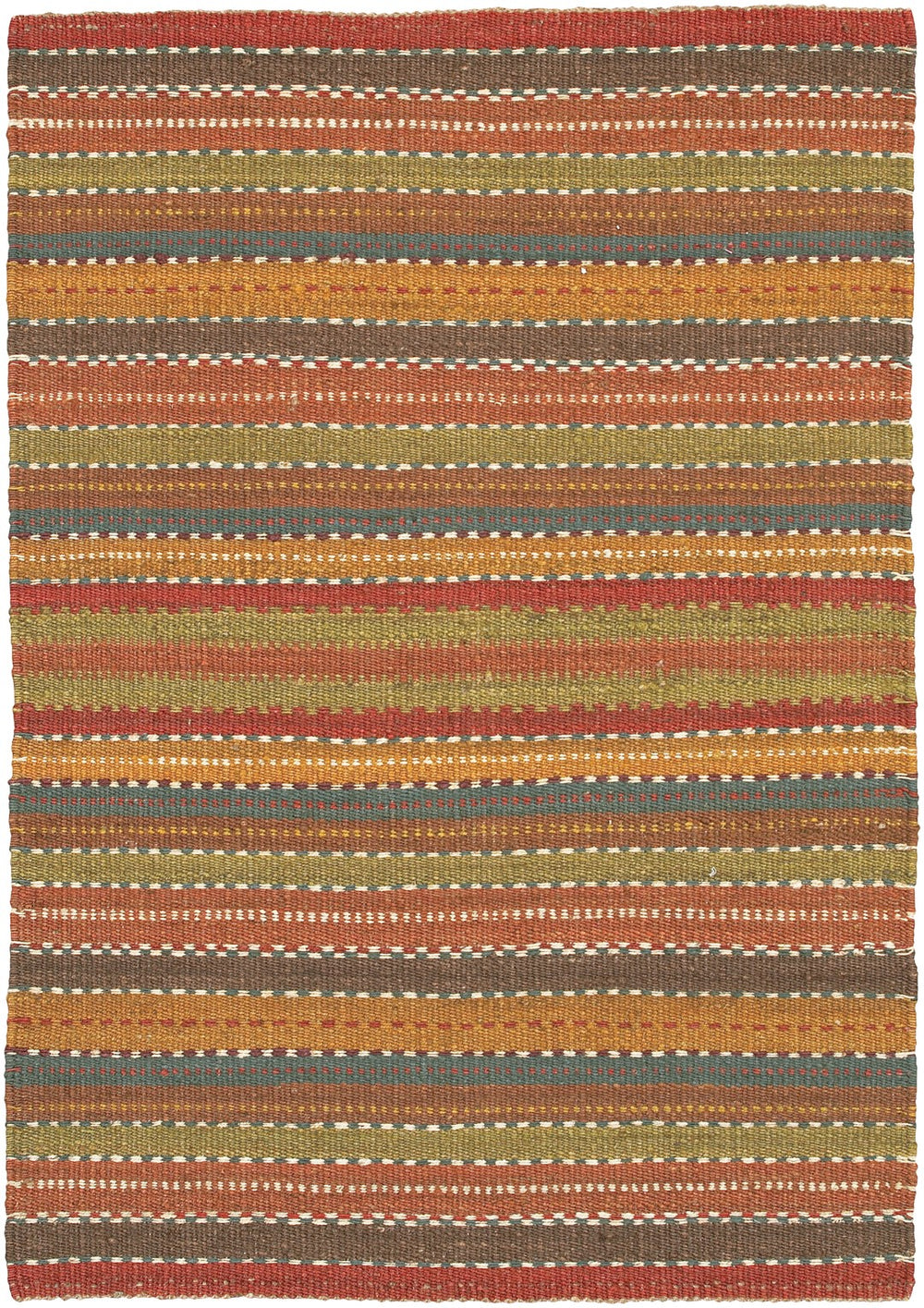 Chandra Rugs Hand-woven Jute Rug - Stunning Reversible Design For Effortless Style And Lasting Durability In Any Room Brown,Red,Orange,Blue,Green Jute Sak3705-23
