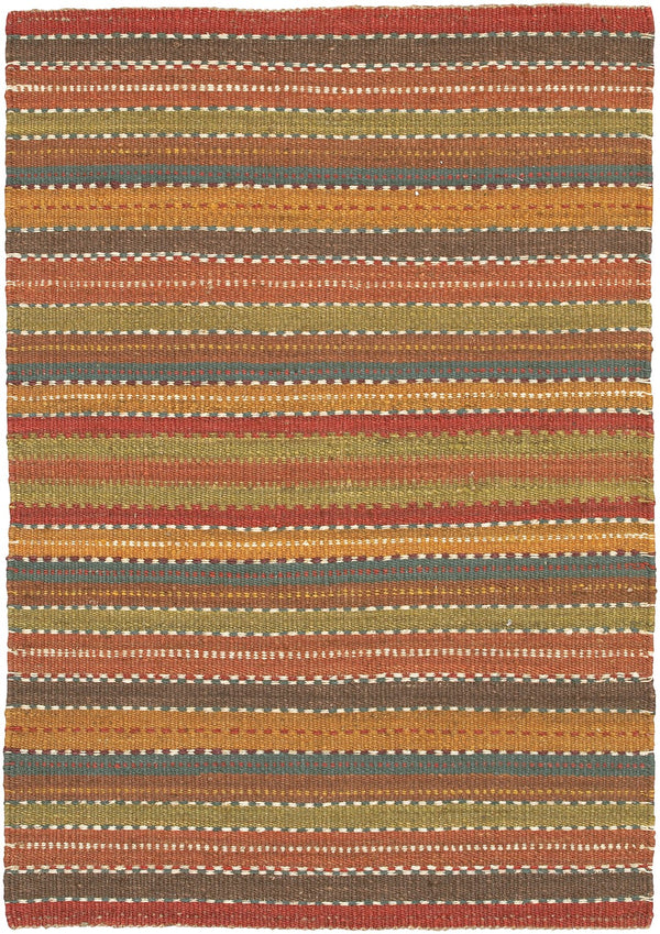 Chandra Rugs Hand-woven Jute Rug - Stunning Reversible Design For Effortless Style And Lasting Durability In Any Room Brown,Red,Orange,Blue,Green Jute Sak3705-23