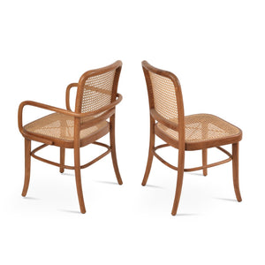 Soho Concept Salvatore Chair - Elegant Thonet-inspired Design With Solid Grade A Teak & Natural Cane Seat - Limited Stock! Natural  Soho-concept-dining-chair-14158