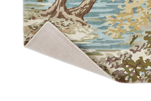 Brink & Campman Sanderson Ancient Blue/Beige/Brown 8'2" x 11'6"