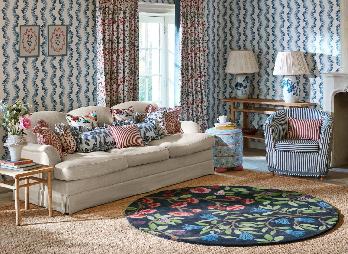 Morris and Co for Pimpernel Sanderson Foraging Rug - Thumbnail 4