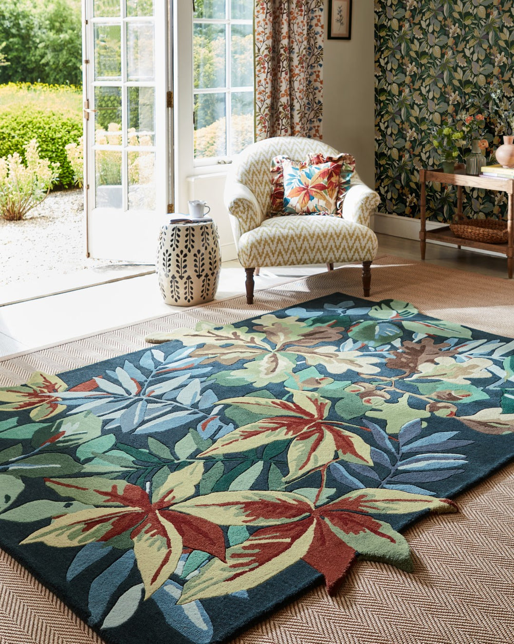 Brink & Campman Sanderson Robin's Green/Blue/Brown 8'2" x 11'6"