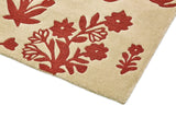 Brink & Campman Sanderson Woodland White/Red 8'2" x 11'6"