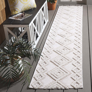 Safavieh Santorini Area Rug - Durable, Elegant Design In Soft Hues For Indoor/Outdoor Spaces, 8'x10' Size Ivory ,Beige 88% Polypropylene,12% Polyester San106a-4