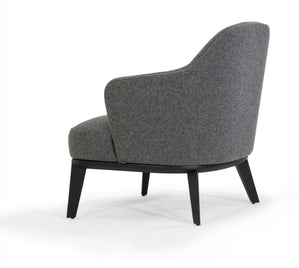 Soho Concept Saphire Armchair - Luxurious Dark Grey Upholstery, Sturdy Frame, 10-year Guarantee, Made In Turkiye Dark Grey  Soho-concept-dining-chair-12603