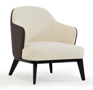 Soho Concept Saphire Armchair - Stylish Leatherette Seating With 2-year Guarantee, Perfect For Home & Office Use! Cream,Brown  Soho-concept-dining-chair-12605