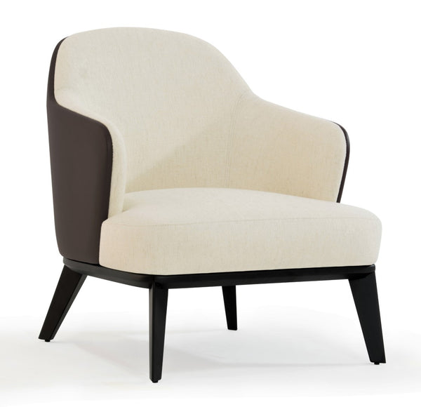 Soho Concept Saphire Armchair - Stylish Leatherette Seating With 2-year Guarantee, Perfect For Home & Office Use! Cream,Brown  Soho-concept-dining-chair-12605