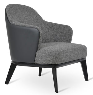 Soho Concept Saphire Armchair - Stylish Leatherette Seating With 2-year Guarantee, Perfect For Home & Office Use! Grey,Black  Soho-concept-dining-chair-12600