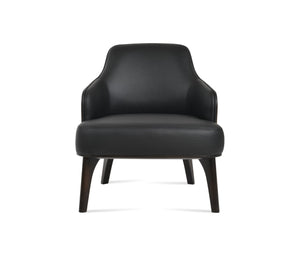 Soho Concept Saphire Armchair - Stylish Leatherette Seating With 2-year Guarantee, Perfect For Home & Office Use! Black  Soho-concept-dining-chair-12599