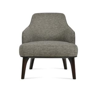 Soho Concept Saphire Armchair - Elegant Camira Era Fabric, 10-year Guarantee, Durable Walnut & Grey Design Walnut,Grey  Soho-concept-dining-chair-12593