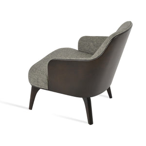Soho Concept Saphire Armchair - Elegant Camira Era Fabric, 10-year Guarantee, Durable Walnut & Grey Design Walnut,Grey  Soho-concept-dining-chair-13335