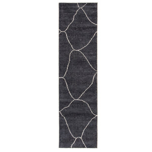 Jaipur Living Jaipur Living Carmine Hand-loomed Rayon Area Rug Moroccan Lattice for Modern Rooms 2'6" x 10' RUG142778