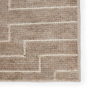 Jaipur Living Jaipur Living Alloy Hand Loomed Rayon Striped Rug for Modern Bedroom or Room RUG148904