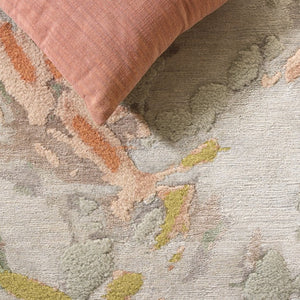 Safavieh Saint Tropez Hand Knotted Wool Silk Abstract Area Rug for Living Room Decor 10'-0" x 14'-0" SAT101F-10