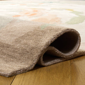 Safavieh Saint Tropez Hand Knotted Wool Silk Abstract Area Rug for Living Room Decor 6'-0" x 9'-0" SAT101F-6