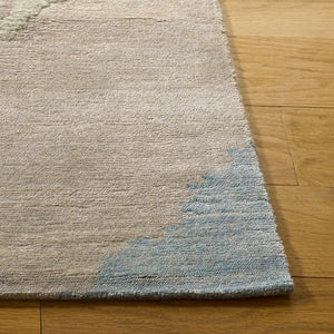 Safavieh Saint Tropez Hand Knotted Wool Silk Abstract Area Rug for Living Room Decor 9'-0" x 12'-0" SAT101F-9