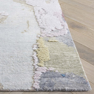 Safavieh Saint Tropez Hand Knotted Wool Silk Abstract Area Rug for Modern Living Spaces 8'-0" x 10'-0" SAT104M-8