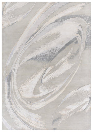 Safavieh Saint Tropez Hand Knotted Wool Silk Abstract Area Rug for Living and Dining Rooms SAT201F-6