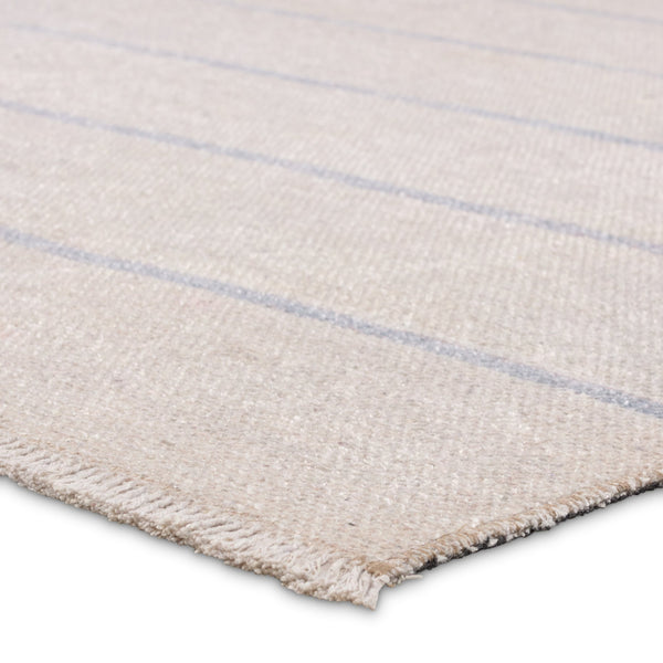 Jaipur Living Saveen Ryn Sav02 Powerloomed Machinemade 100% Polyester Lines Stripes Indoor Rug Ivory, Blue 100% Polyester, Recycled Misc Fibers Rug161235