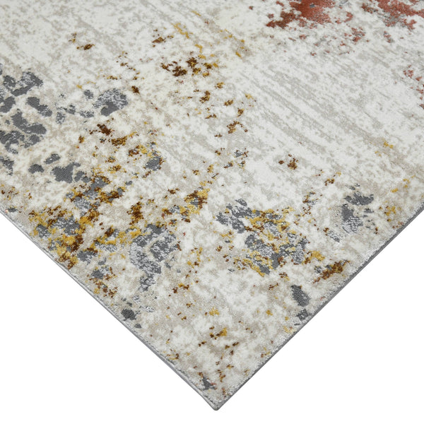 Savannah Abstract Power-loomed Polypropylene Rug with Carved High-low Pile Texture for Any Room