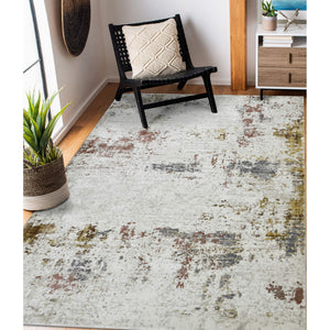 Savannah Abstract Power-loomed Polypropylene Rug with Carved High-low Pile Texture for Any Room