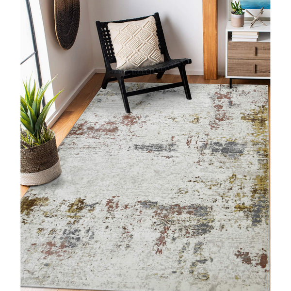 Savannah Abstract Power-loomed Polypropylene Rug with Carved High-low Pile Texture for Any Room