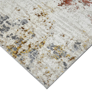 Savannah Abstract Power-loomed Polypropylene Rug with Carved High-low Pile Texture for Any Room