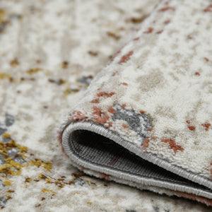 Savannah Abstract Power-loomed Polypropylene Rug with Carved High-low Pile Texture for Any Room