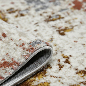 Savannah Abstract Power-loomed Polypropylene Rug with Carved High-low Pile Texture for Any Room