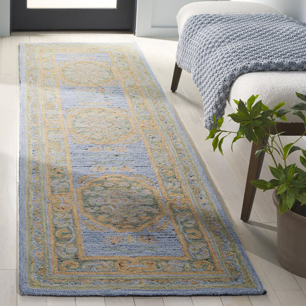 Safavieh Savonnerie Elegant Hand-tufted Runner Rug – Luxurious Floral Design For Timeless Home Decor Pink ,Gold 80% Wool 20% Cotton Sav401m-28