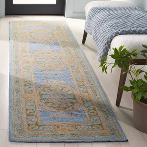 Safavieh Savonnerie Luxurious Hand-tufted Area Rug With Floral Motifs - Elegant Comfort For Any Space Pink ,Gold 80% Wool 20% Cotton Sav401m-8