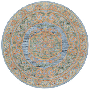 Safavieh Savonnerie Elegant Hand-tufted Runner Rug – Luxurious Floral Design For Timeless Home Decor Pink ,Gold 80% Wool 20% Cotton Sav401m-6r