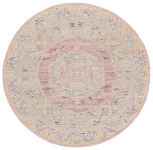 Safavieh Savonnerie Elegant Hand-tufted Runner Rug – Luxurious Floral Design For Timeless Home Decor Pink ,Beige 80% Wool 20% Cotton Sav401u-6r