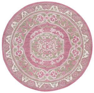 Safavieh Savonnerie Elegant Hand-tufted Runner Rug – Luxurious Floral Design For Timeless Home Decor Olive ,Pink 80% Wool 20% Cotton Sav401x-6r
