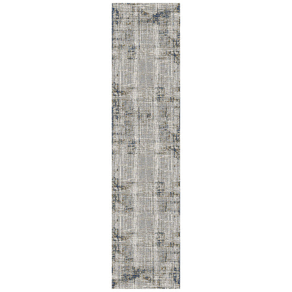 Savannah Abstract Power Loomed High Low Pile Rug for Modern Living Rooms and Hallways