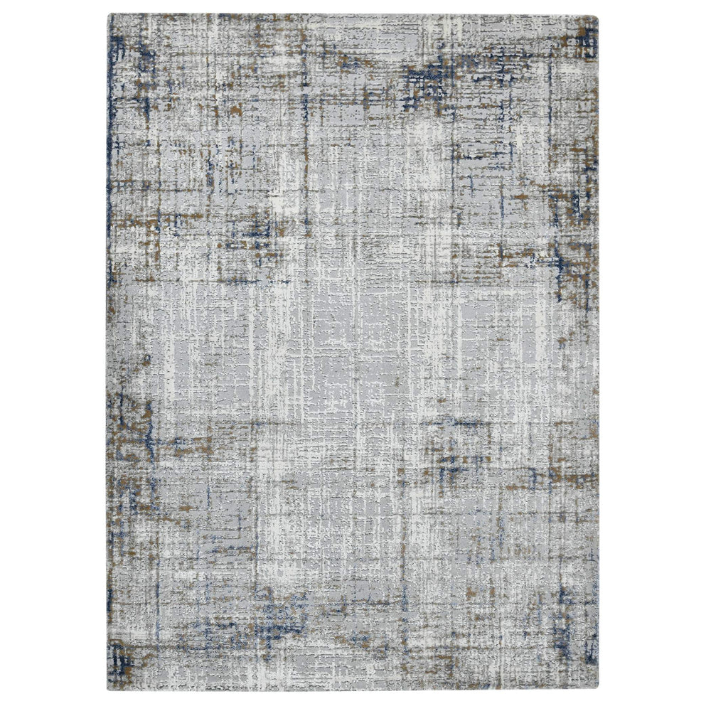 AMER Rugs Savannah Abstract Power Loomed High Low Pile Rug for Modern Living Rooms and Hallways 5'3" X 7'9" SAV45379