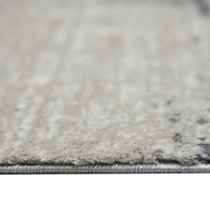 Savannah Abstract Power Loomed Area Rug with Carved High Low Pile Texture for Modern Decor