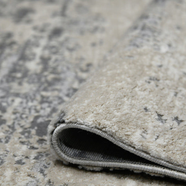 Savannah Abstract Power Loomed Area Rug with Carved High Low Pile Texture for Modern Decor