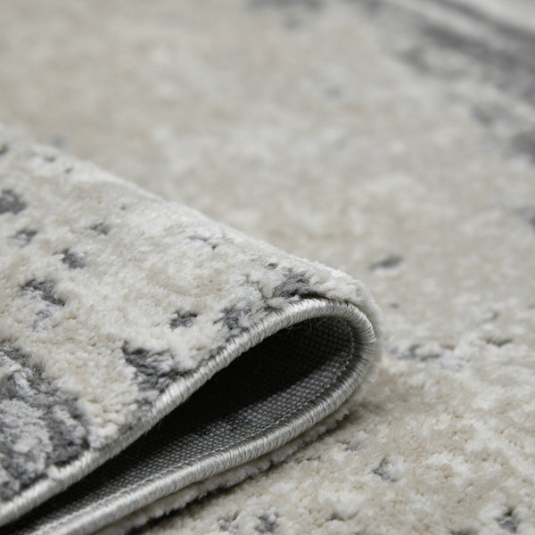 Savannah Abstract Power Loomed Area Rug with Carved High Low Pile Texture for Modern Decor
