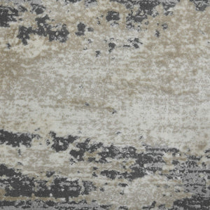 Savannah Abstract Power Loomed Area Rug with Carved High Low Pile Texture for Modern Decor