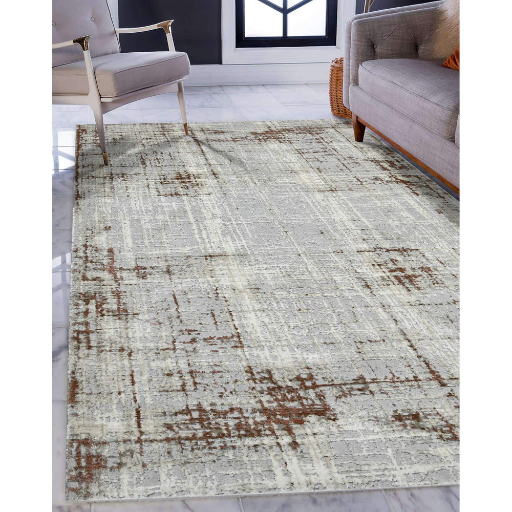 AMER Rugs Savannah Abstract Power-loomed Polypropylene Rug with Carved High-low Pile for Any Room 2' X 3' SAV60203