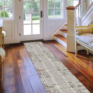 Savannah Abstract Power-loomed Polypropylene Rug with Carved High-low Pile for Any Room