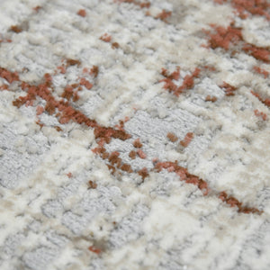 Savannah Abstract Power-loomed Polypropylene Rug with Carved High-low Pile for Any Room