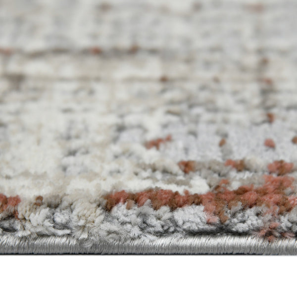 Savannah Abstract Power-loomed Polypropylene Rug with Carved High-low Pile for Any Room