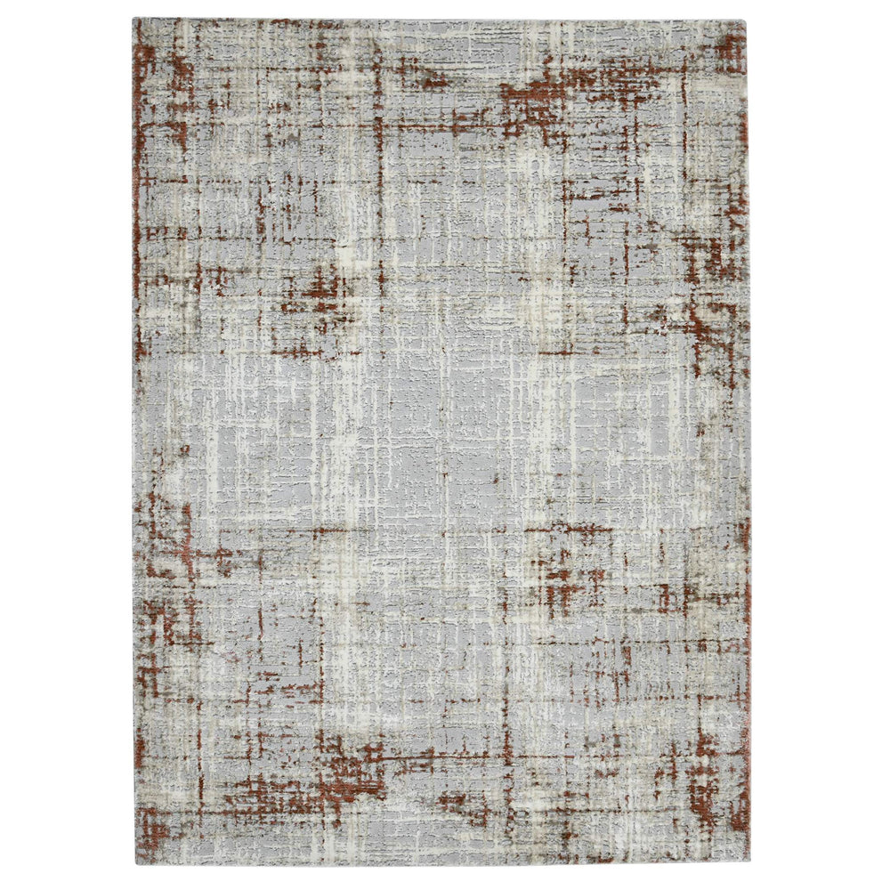 AMER Rugs Savannah Abstract Power-loomed Polypropylene Rug with Carved High-low Pile for Any Room 8'10" X 11'10" SAV68101110