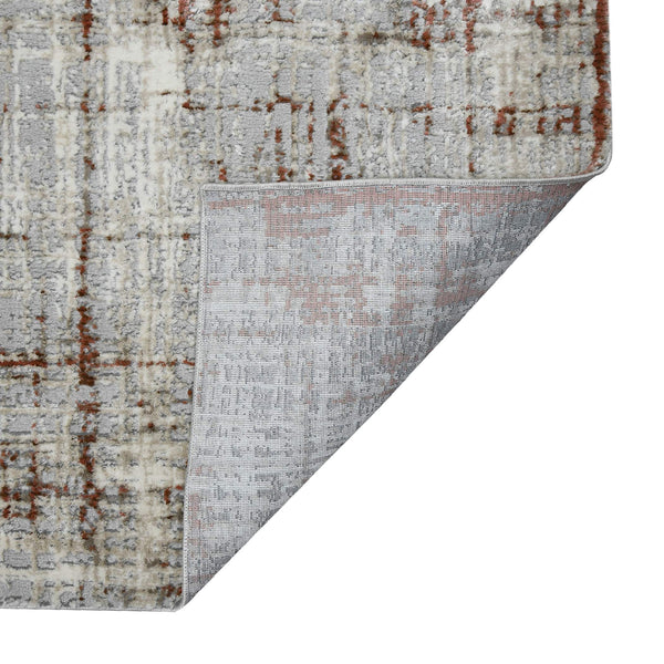 Savannah Abstract Power-loomed Polypropylene Rug with Carved High-low Pile for Any Room